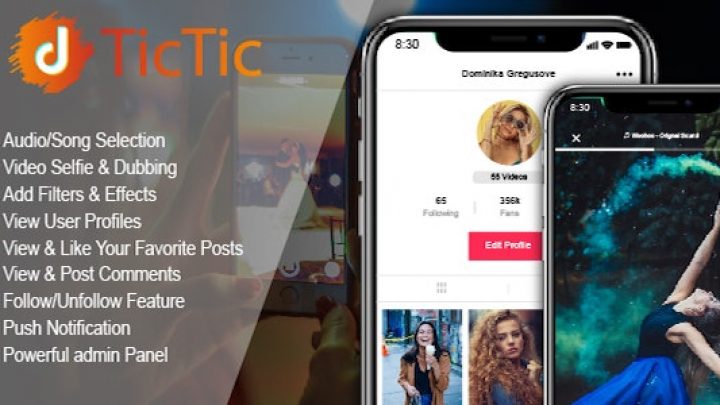 TicTic – Android media app for creating and sharing short videos